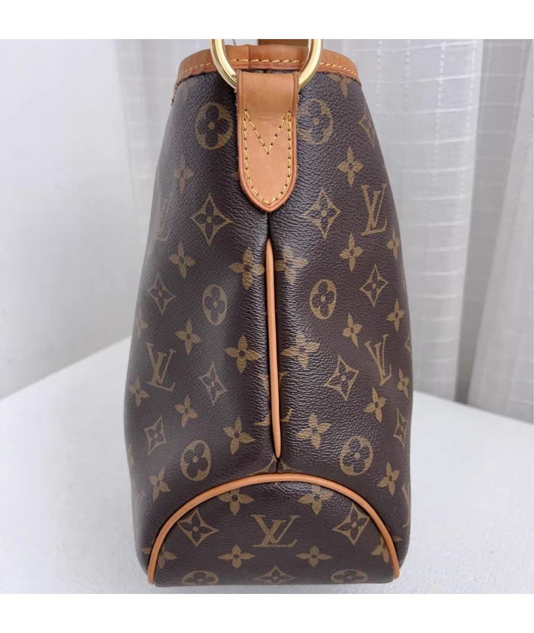 LOUIS VUITTON Коричневая сумка с короткими ручками, фото 5