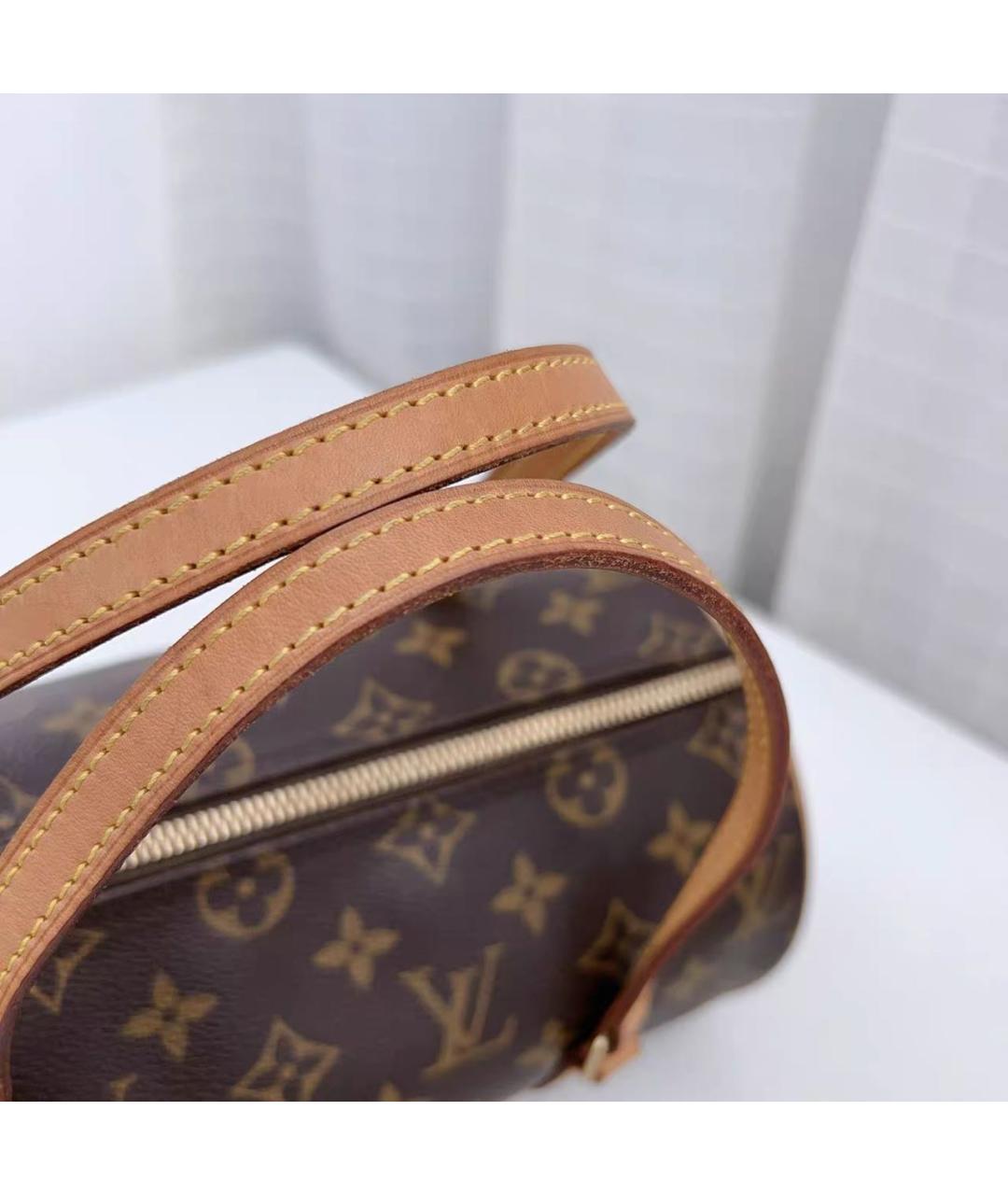 LOUIS VUITTON Коричневая сумка с короткими ручками, фото 6