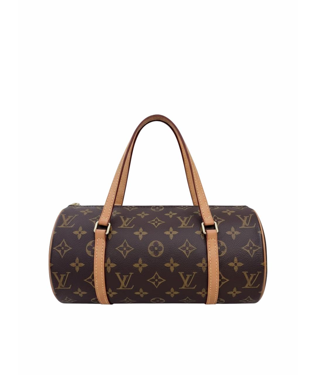 LOUIS VUITTON Коричневая сумка с короткими ручками, фото 1