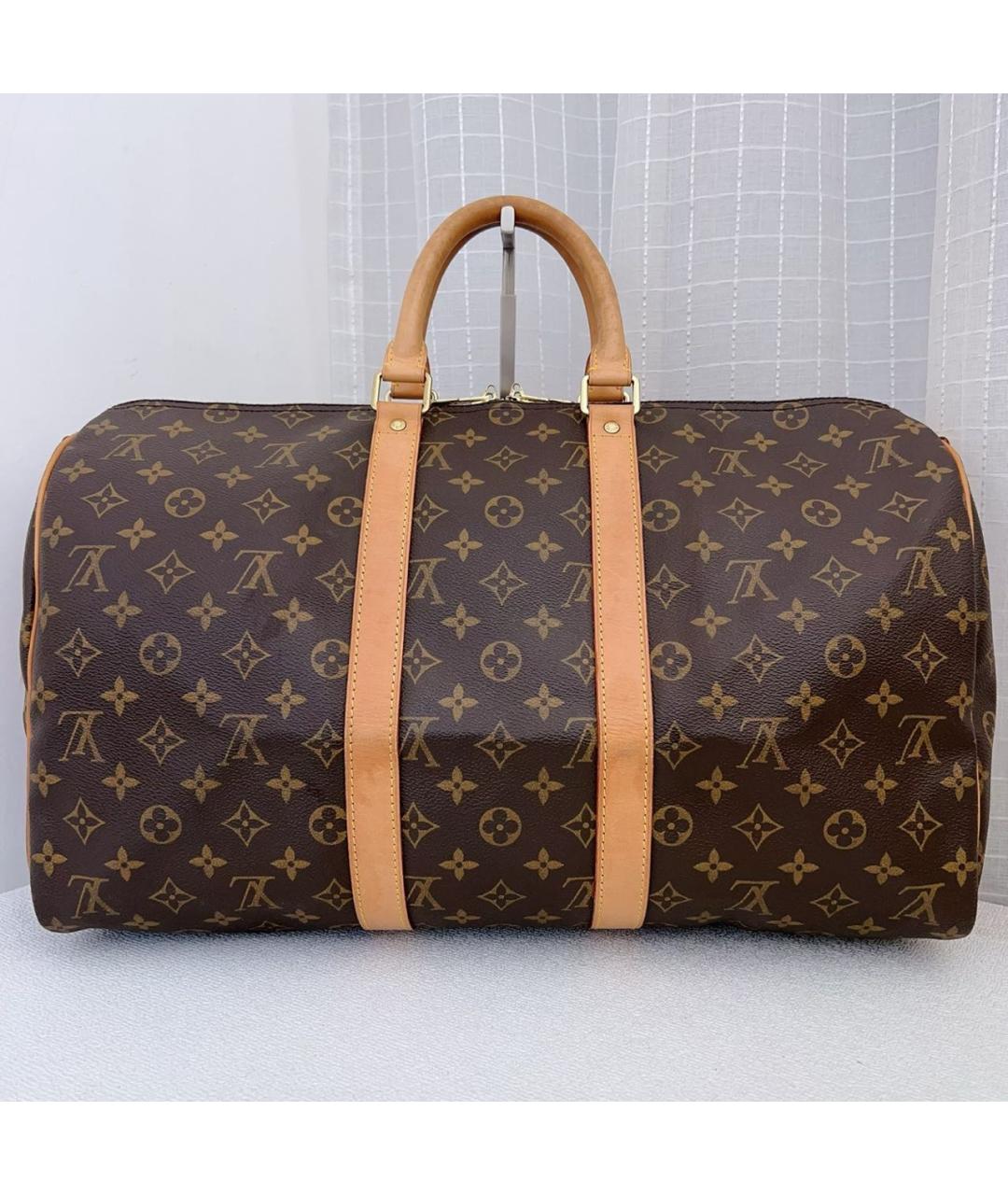 LOUIS VUITTON Коричневая дорожная/спортивная сумка, фото 2