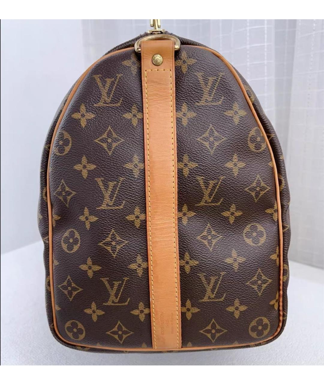 LOUIS VUITTON Коричневая дорожная/спортивная сумка, фото 5