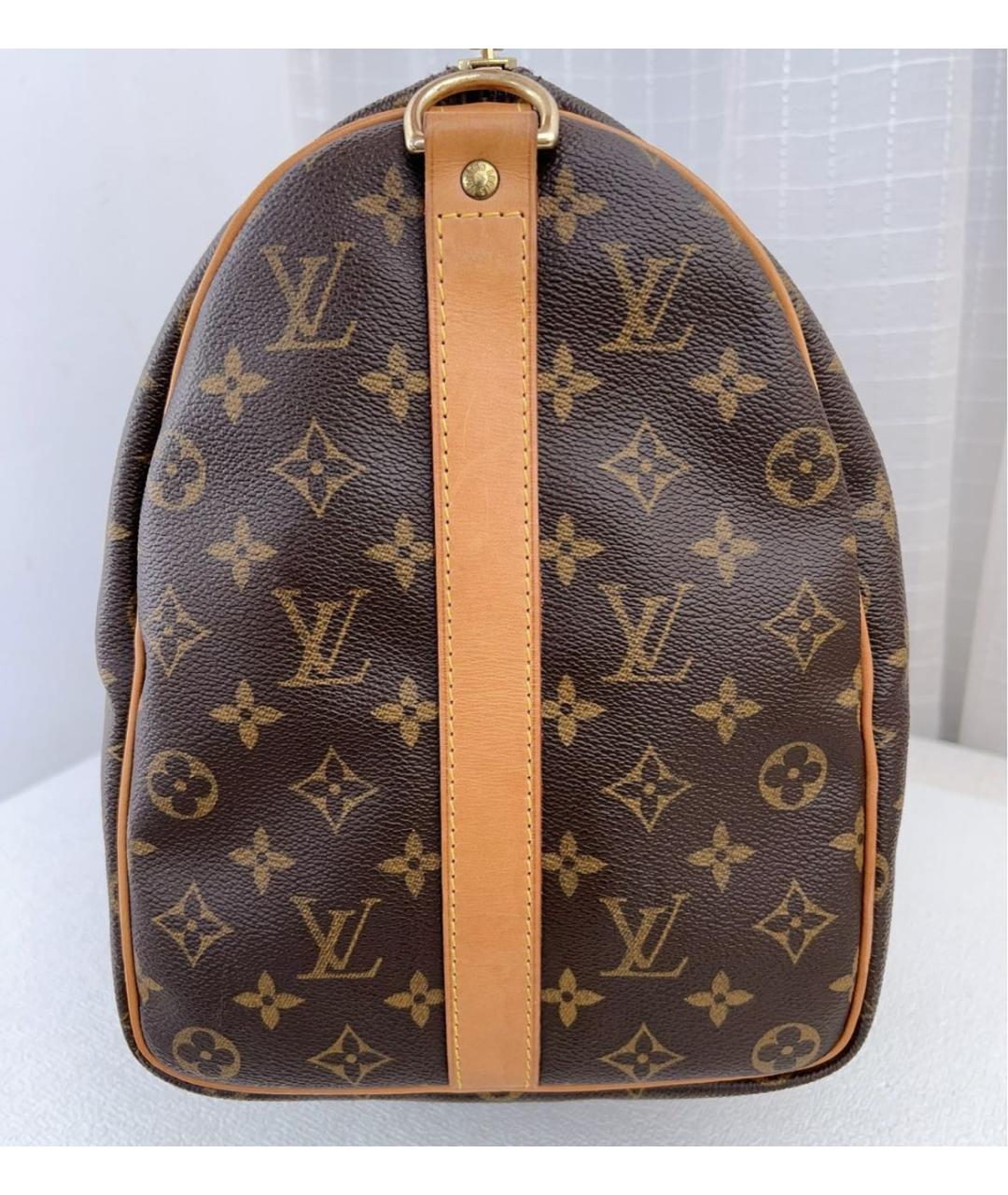 LOUIS VUITTON Коричневая дорожная/спортивная сумка, фото 4