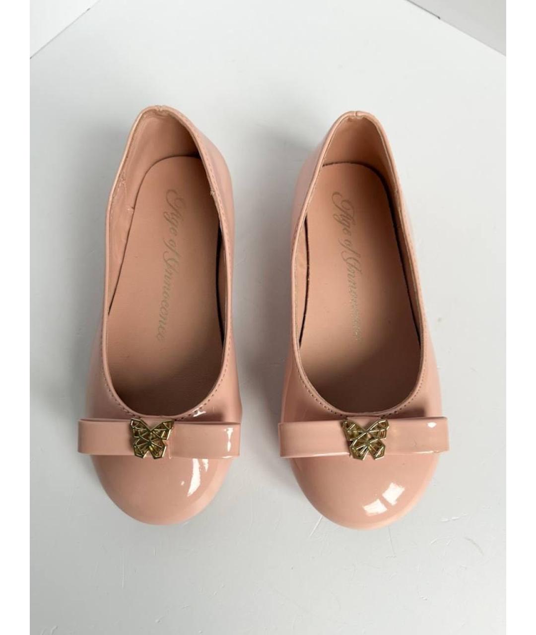 Age Of Innocence Розовые туфли из лакированной кожи, фото 3