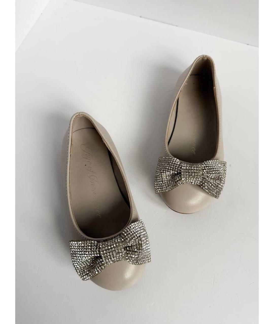 Age Of Innocence Бежевые кожаные туфли, фото 3