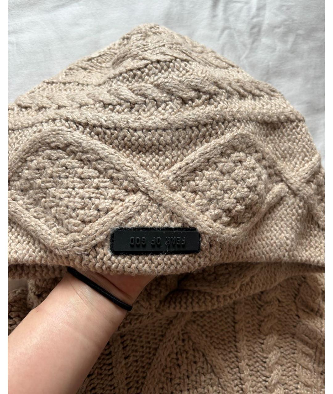 FEAR OF GOD ESSENTIALS Бежевый джемпер / свитер, фото 8