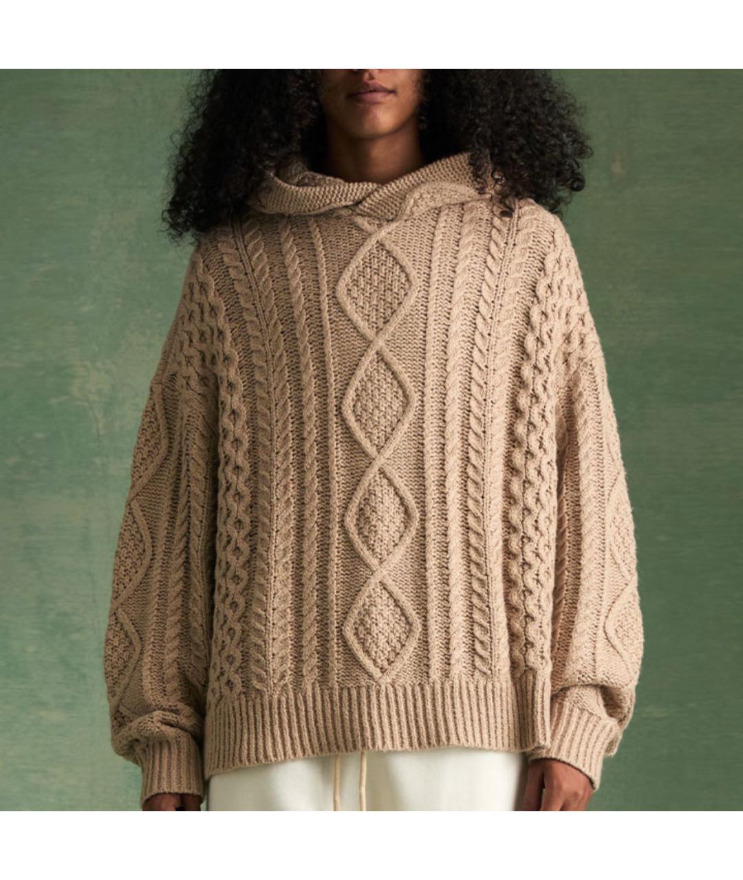 FEAR OF GOD ESSENTIALS Бежевый джемпер / свитер, фото 3