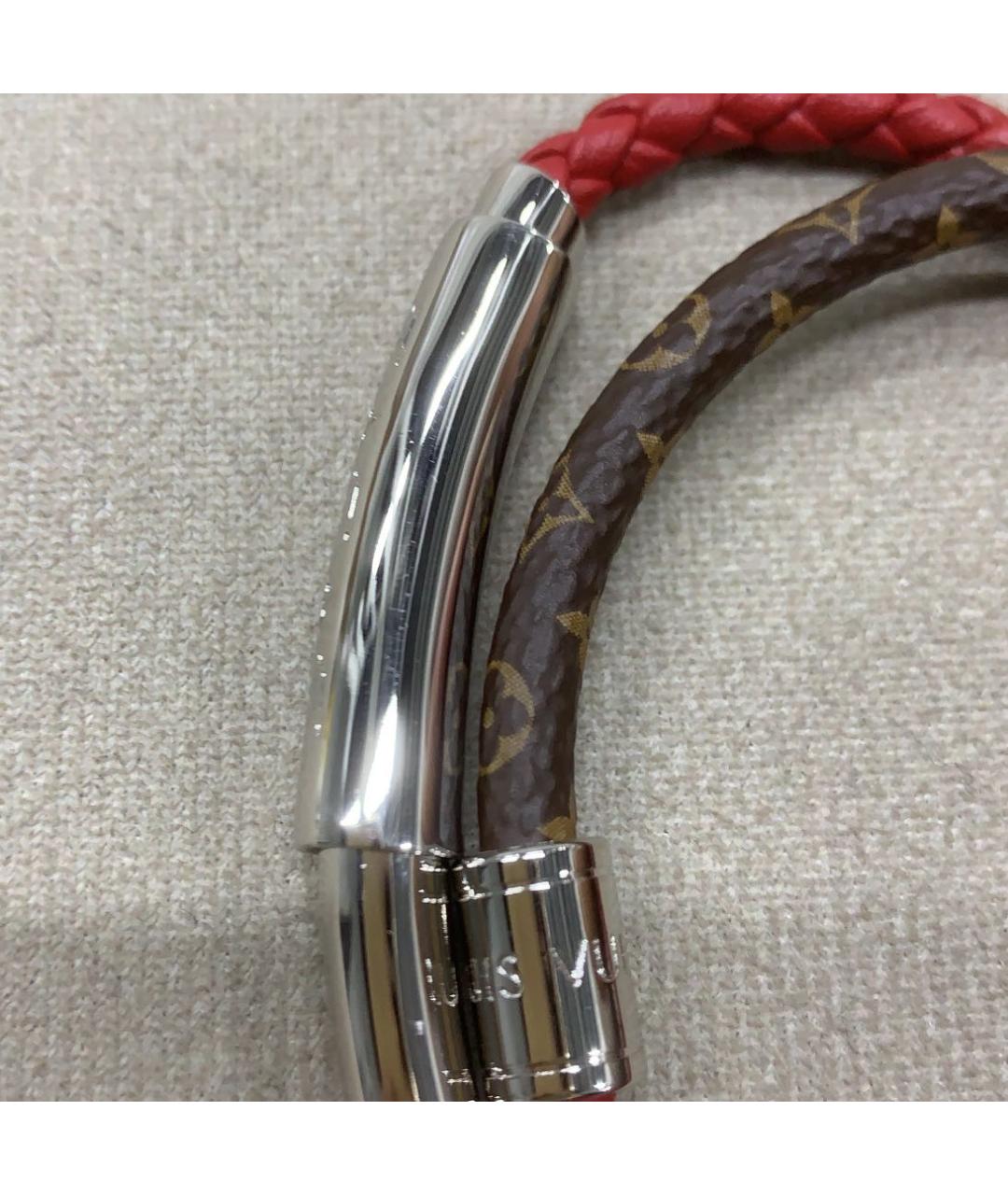 LOUIS VUITTON Мульти кожаный браслет, фото 4