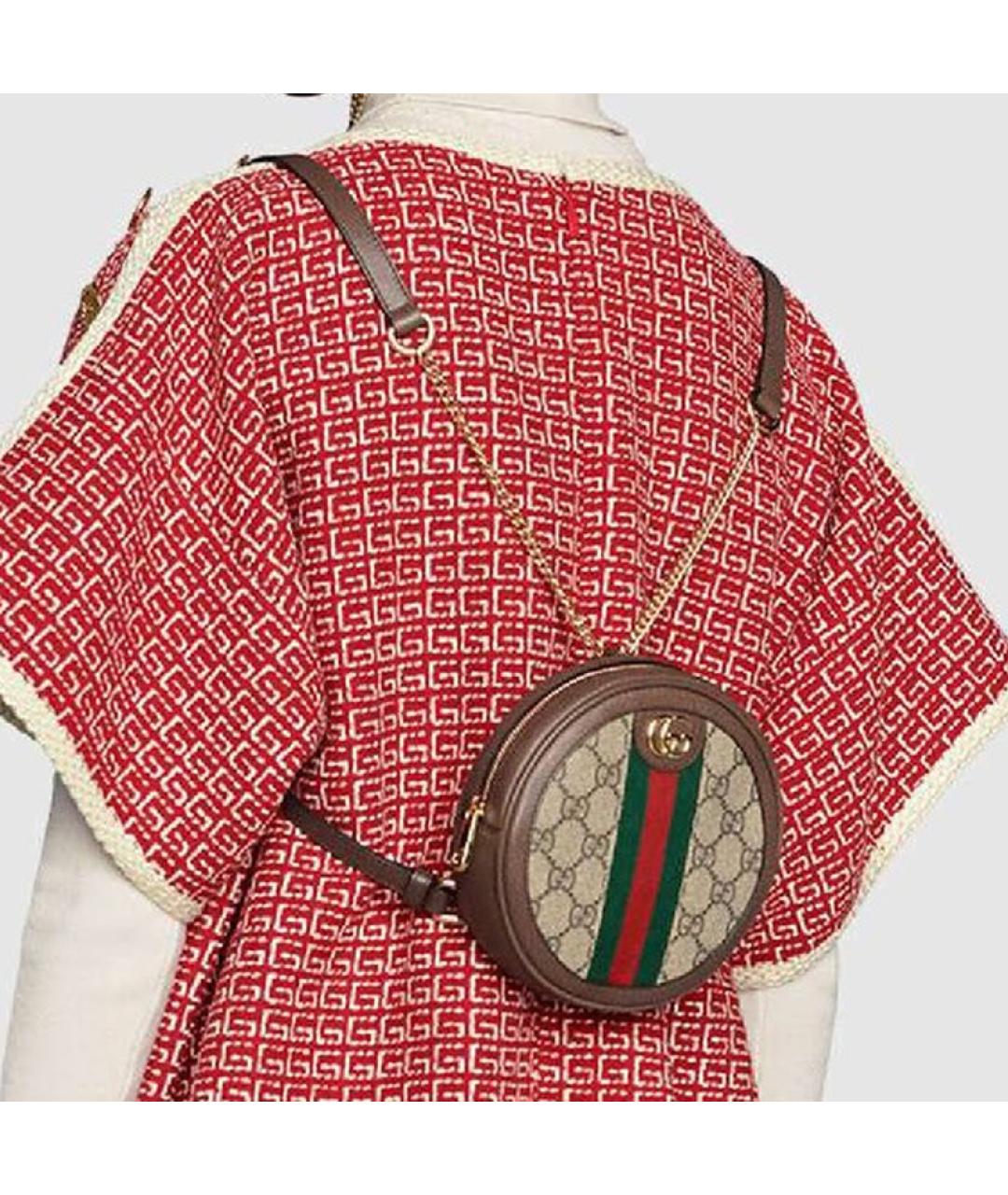 GUCCI Коричневый рюкзак, фото 4