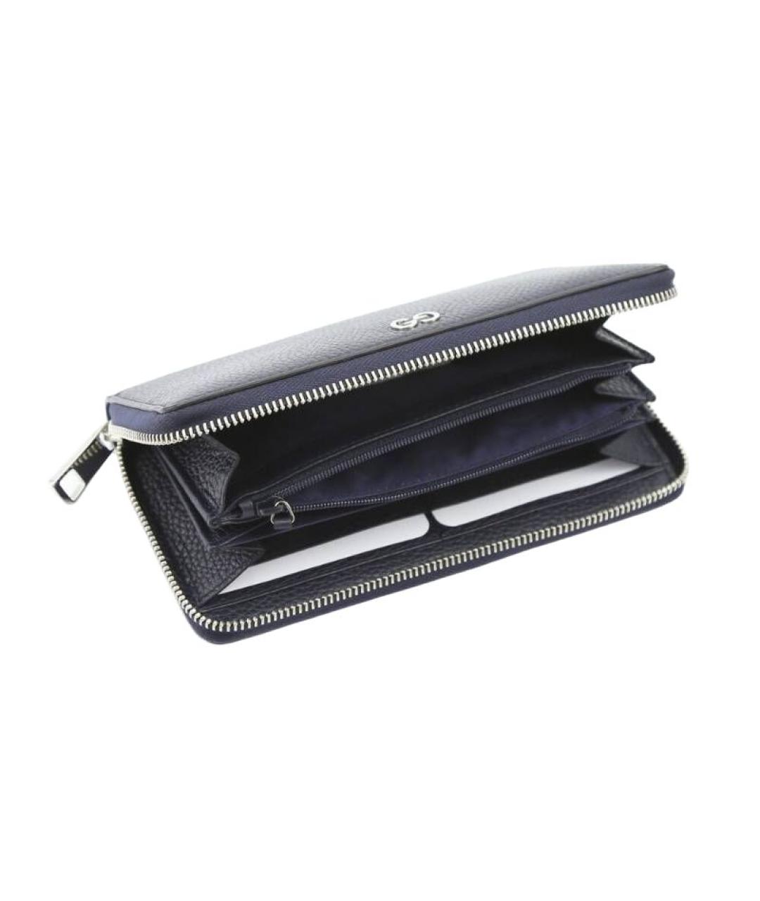 GUCCI Синий кожаный кошелек, фото 3