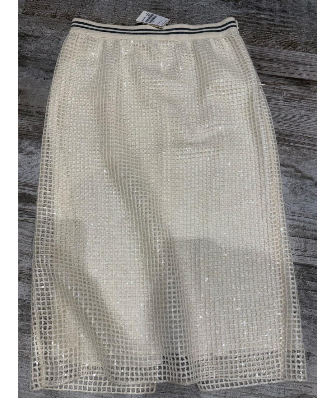 BRUNELLO CUCINELLI Кашемировая юбка миди, фото 5