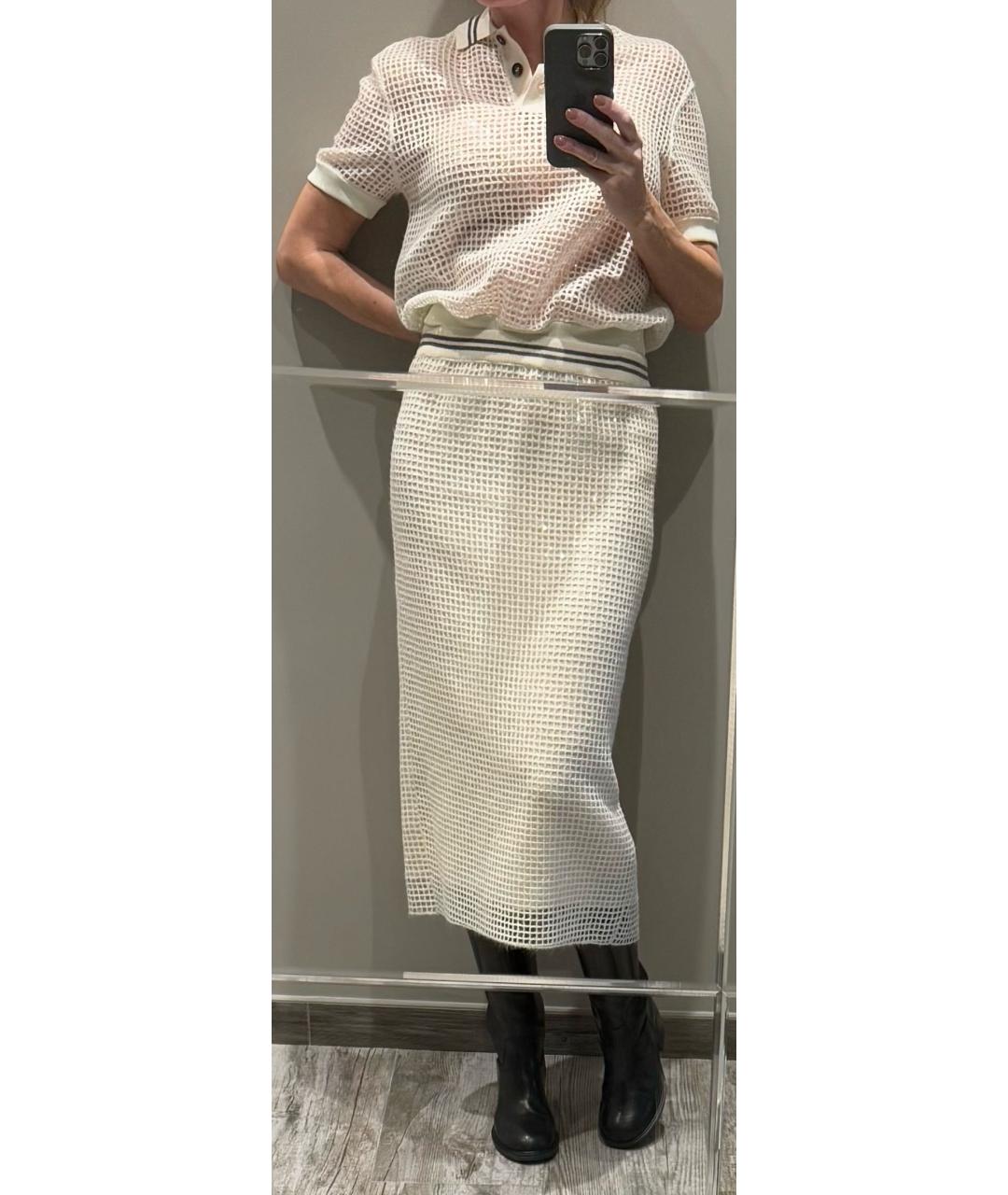 BRUNELLO CUCINELLI Кашемировая юбка миди, фото 4