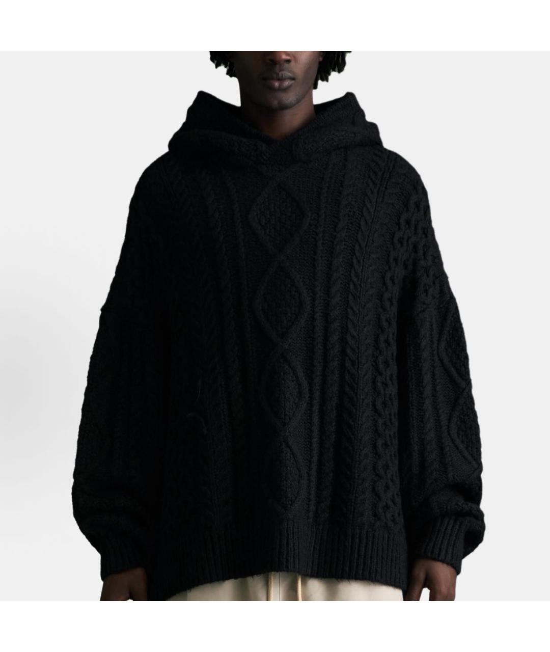 FEAR OF GOD ESSENTIALS Черный джемпер / свитер, фото 3