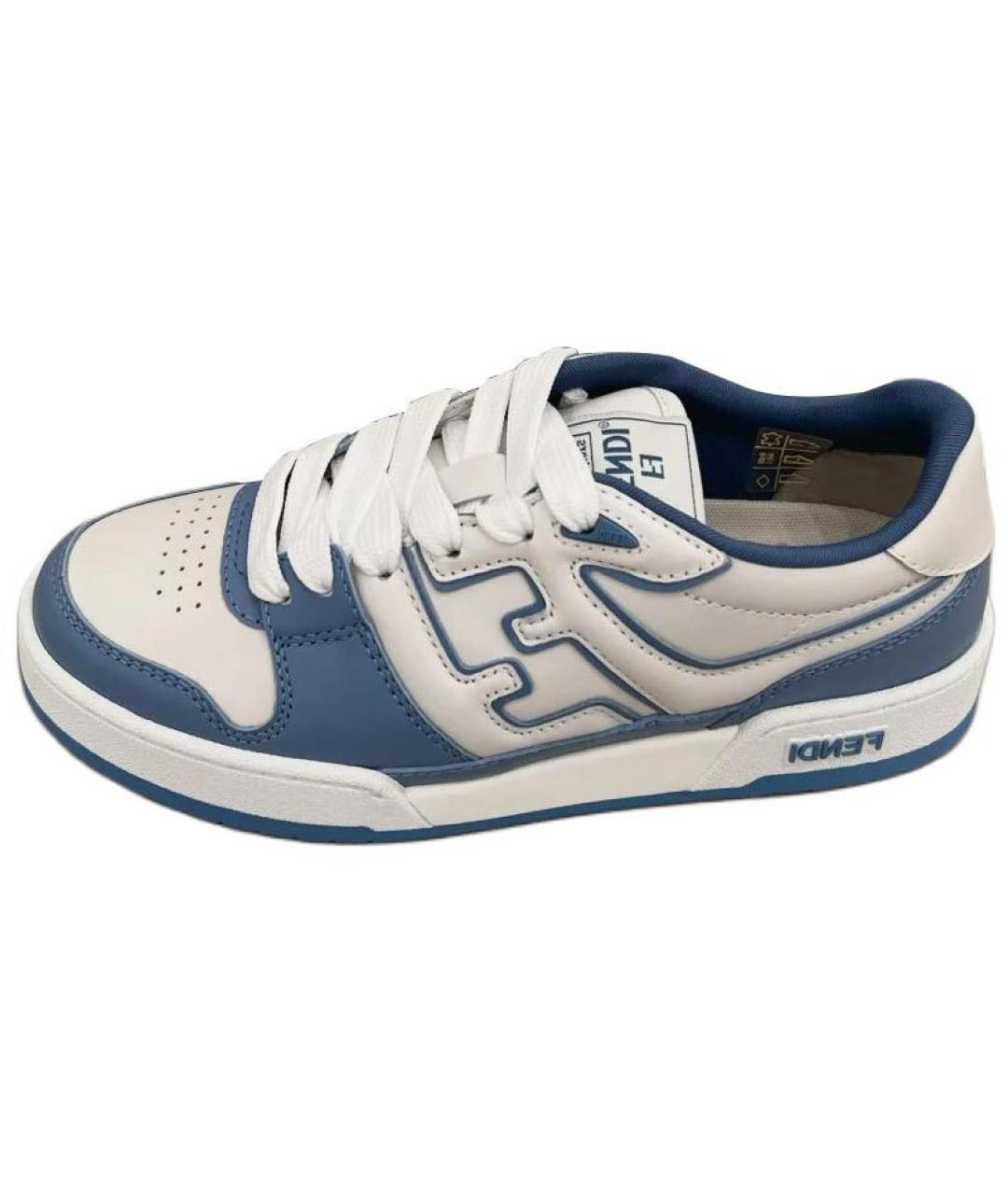 FENDI Мульти кожаные низкие кроссовки / кеды, фото 2