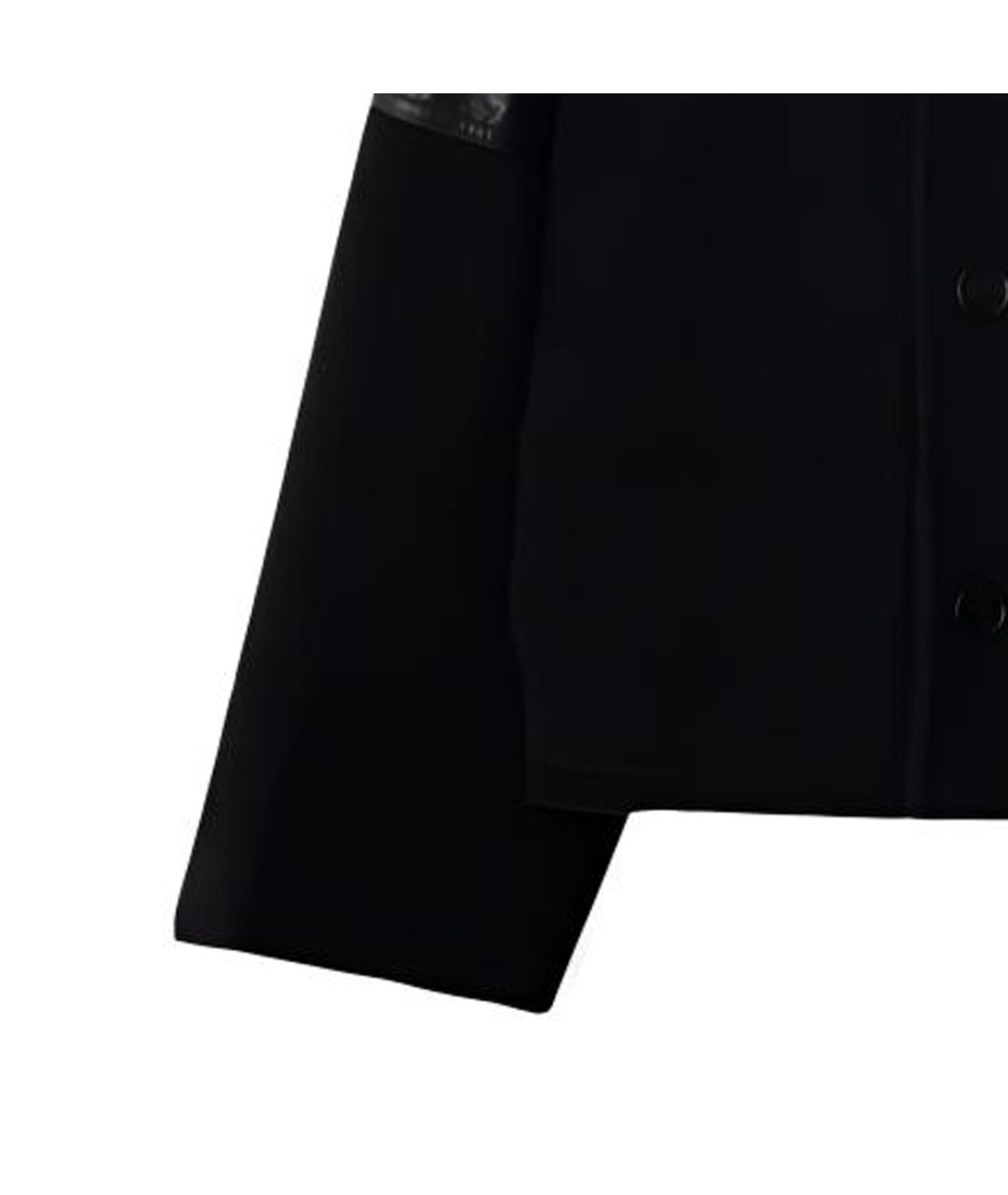 BURBERRY Черная шерстяная куртка, фото 3