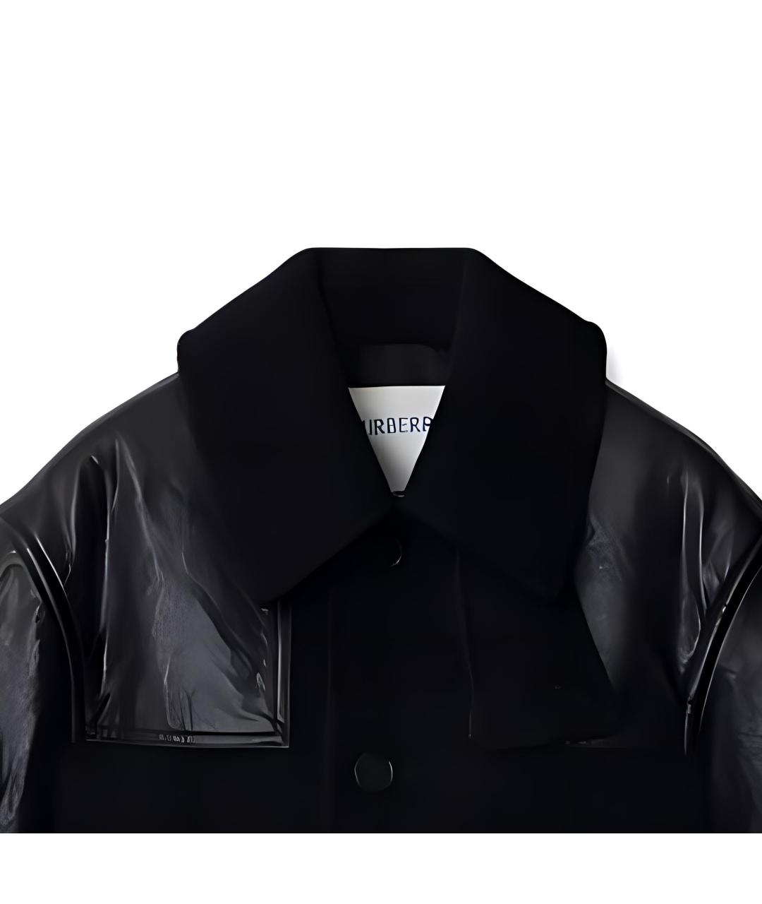 BURBERRY Черная шерстяная куртка, фото 2