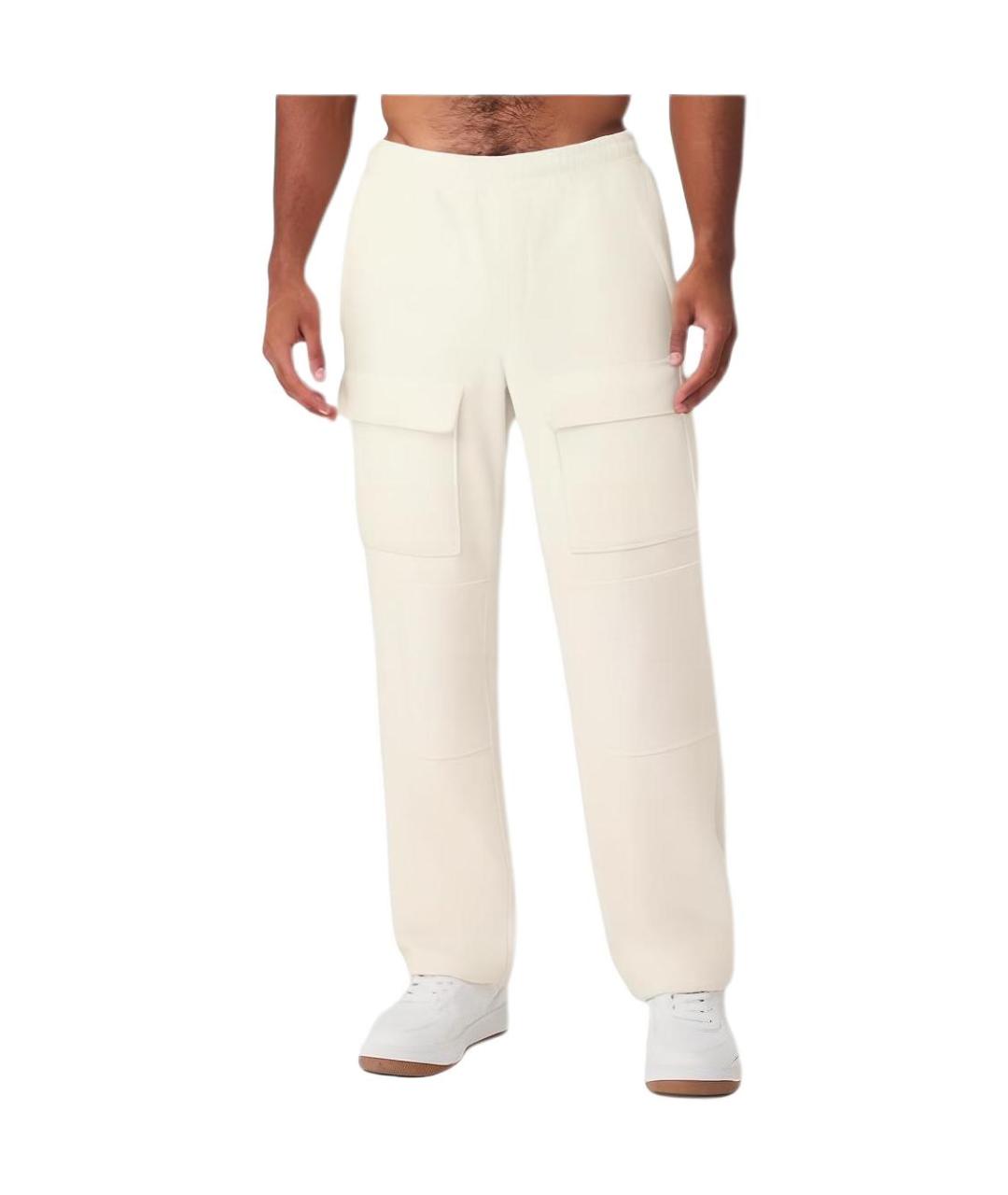 ALO YOGA Белые повседневные брюки, фото 4