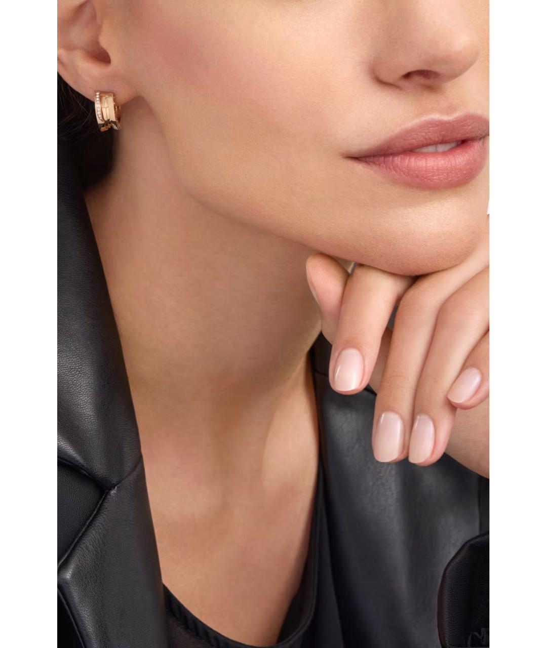 BVLGARI Золотые серьги из розового золота, фото 3