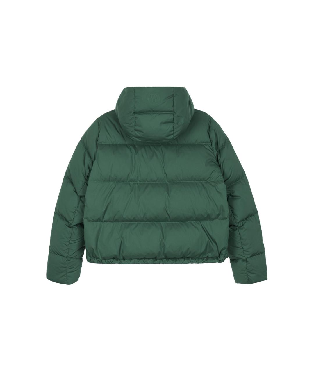 Lululemon Зеленый пуховик, фото 2