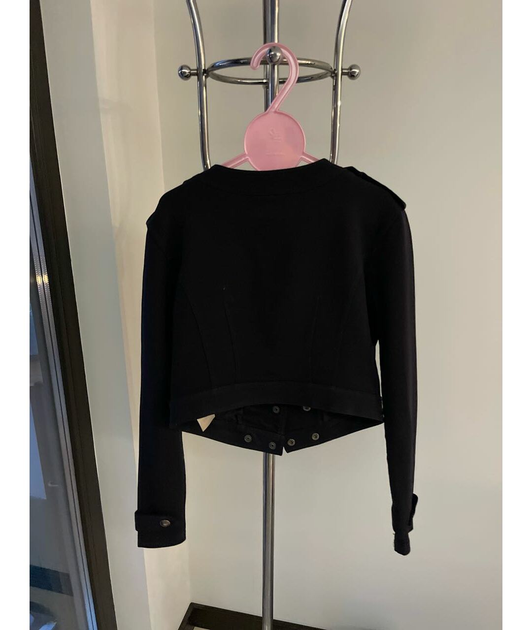 BURBERRY Темно-синяя ацетатная куртка, фото 2