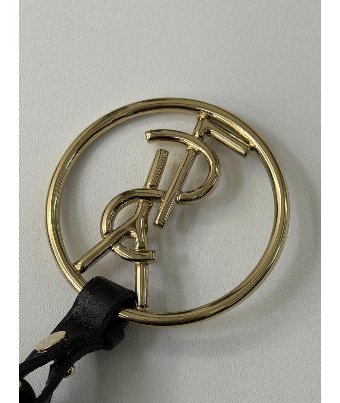 SAINT LAURENT Черная кожаная сумка через плечо, фото 7