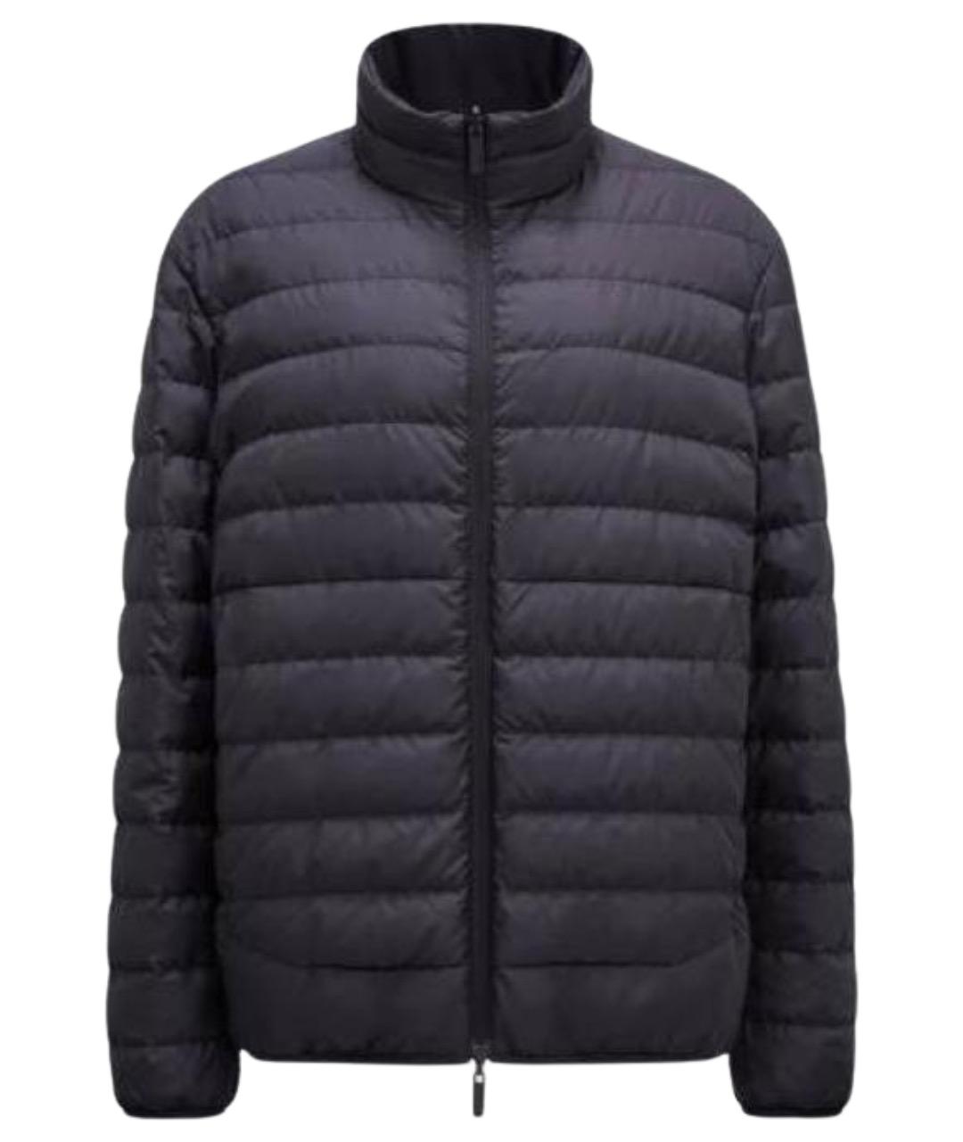 MONCLER Черный пуховик, фото 1