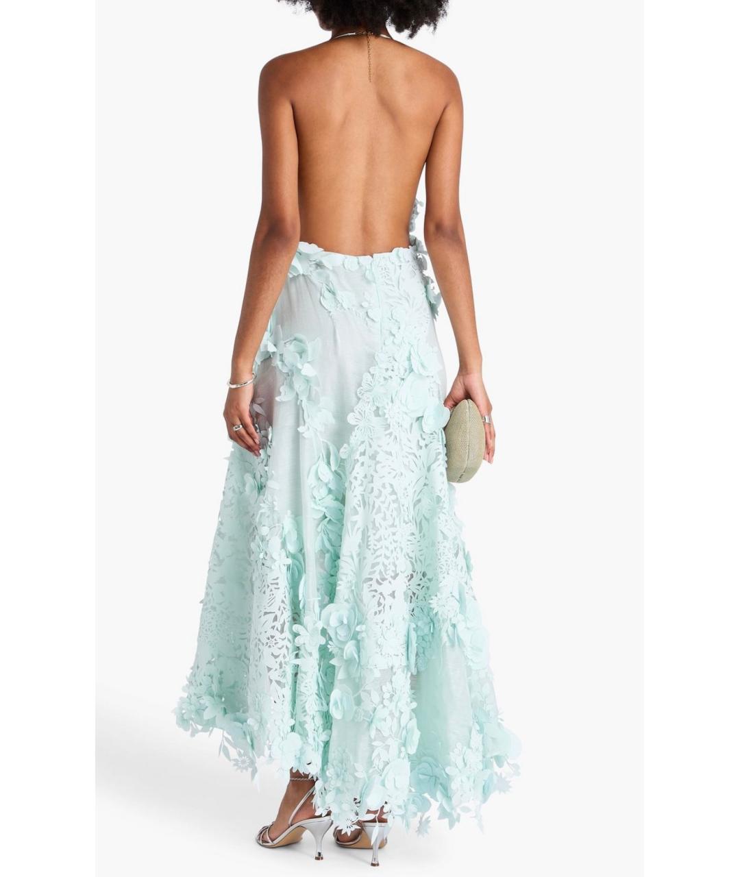 ZIMMERMANN Голубое коктейльное платье, фото 9