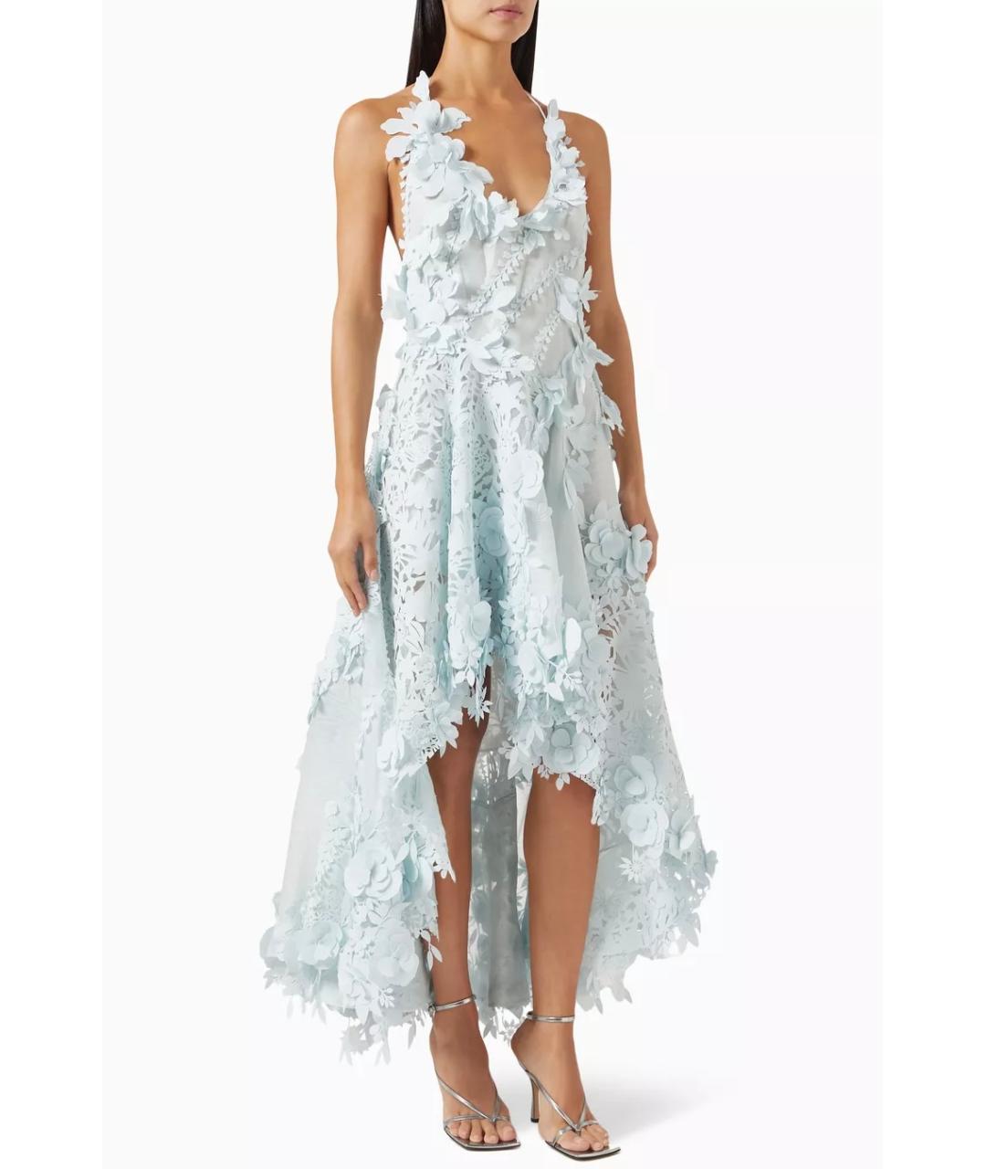ZIMMERMANN Голубое коктейльное платье, фото 6