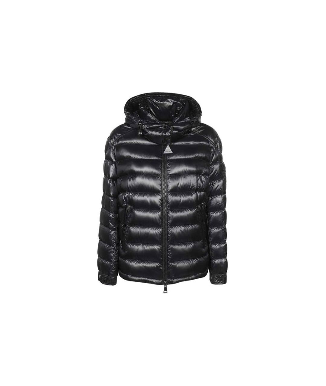 MONCLER Черный пуховик, фото 3