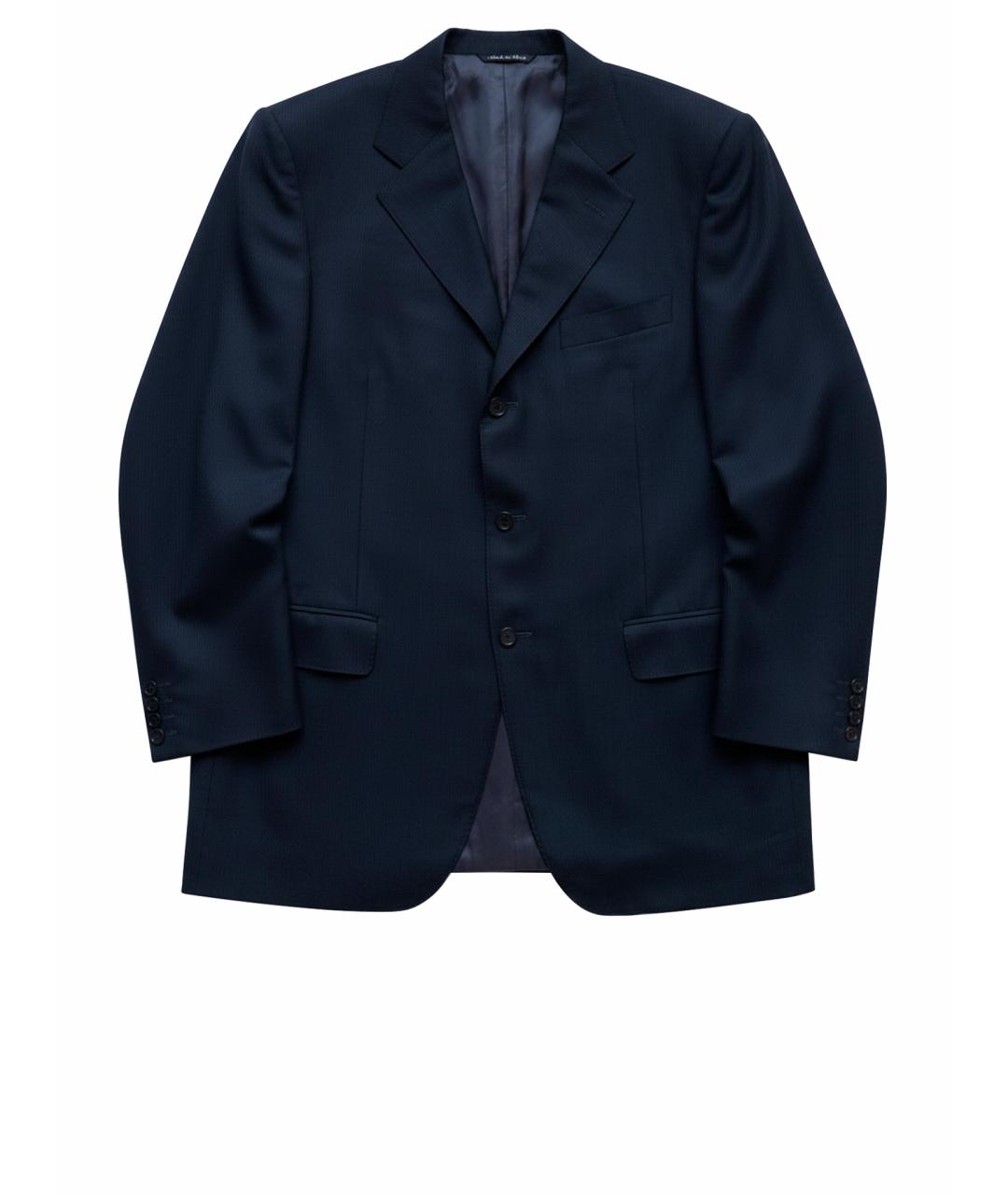 CANALI Черный шерстяной пиджак, фото 1