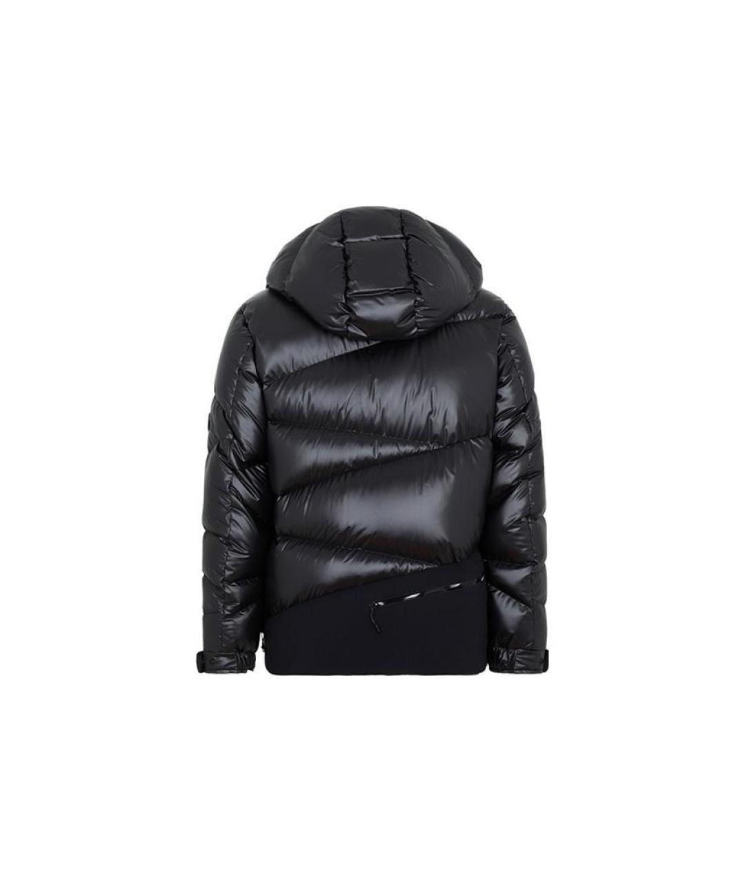 MONCLER Черный пуховик, фото 2