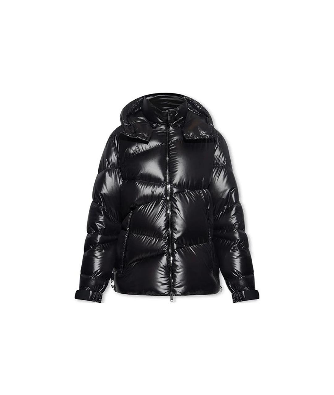 MONCLER Черный пуховик, фото 1