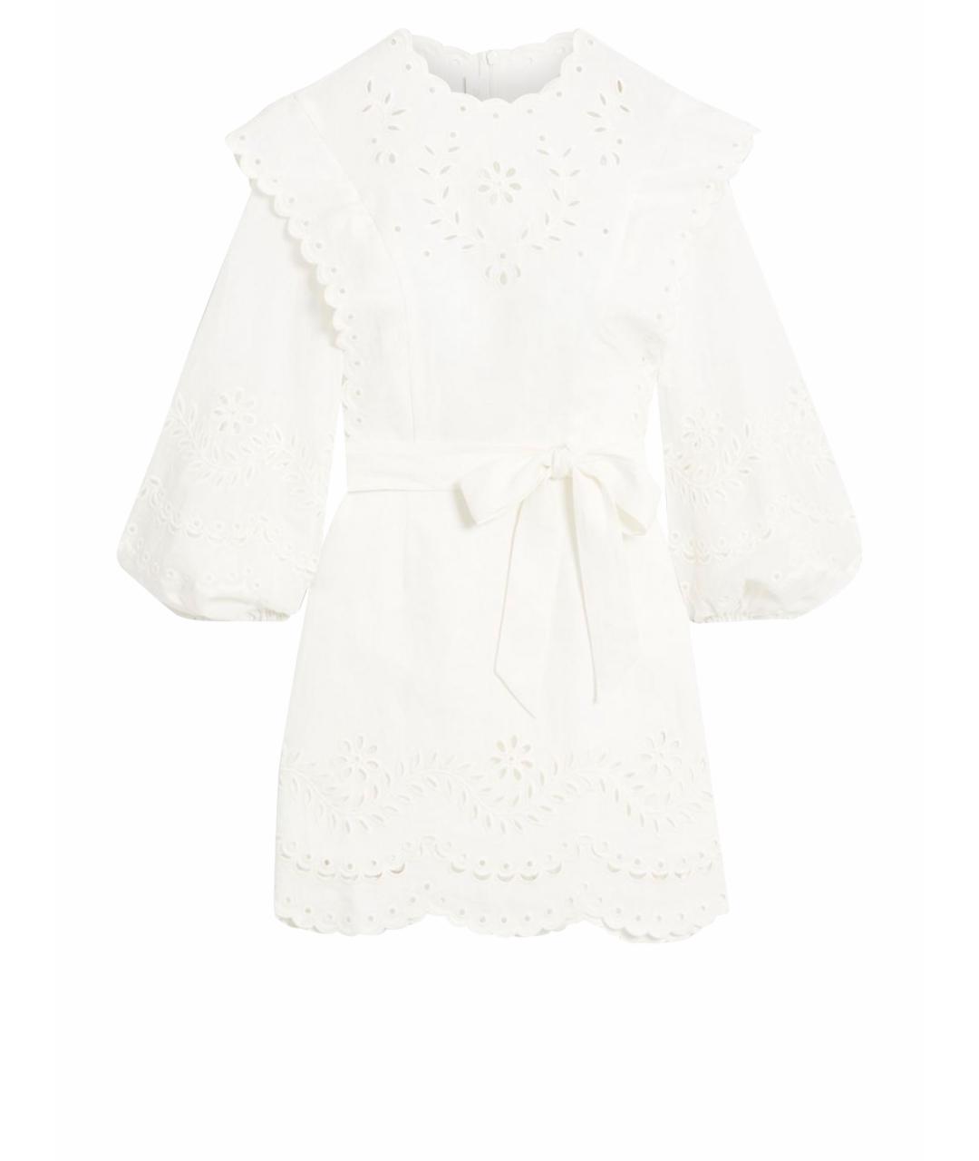 ZIMMERMANN Белое коктейльное платье, фото 1