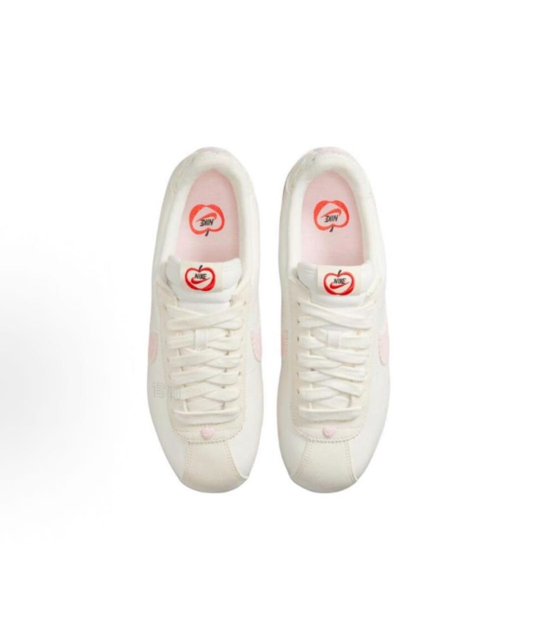 NIKE Белые кожаные кроссовки, фото 4