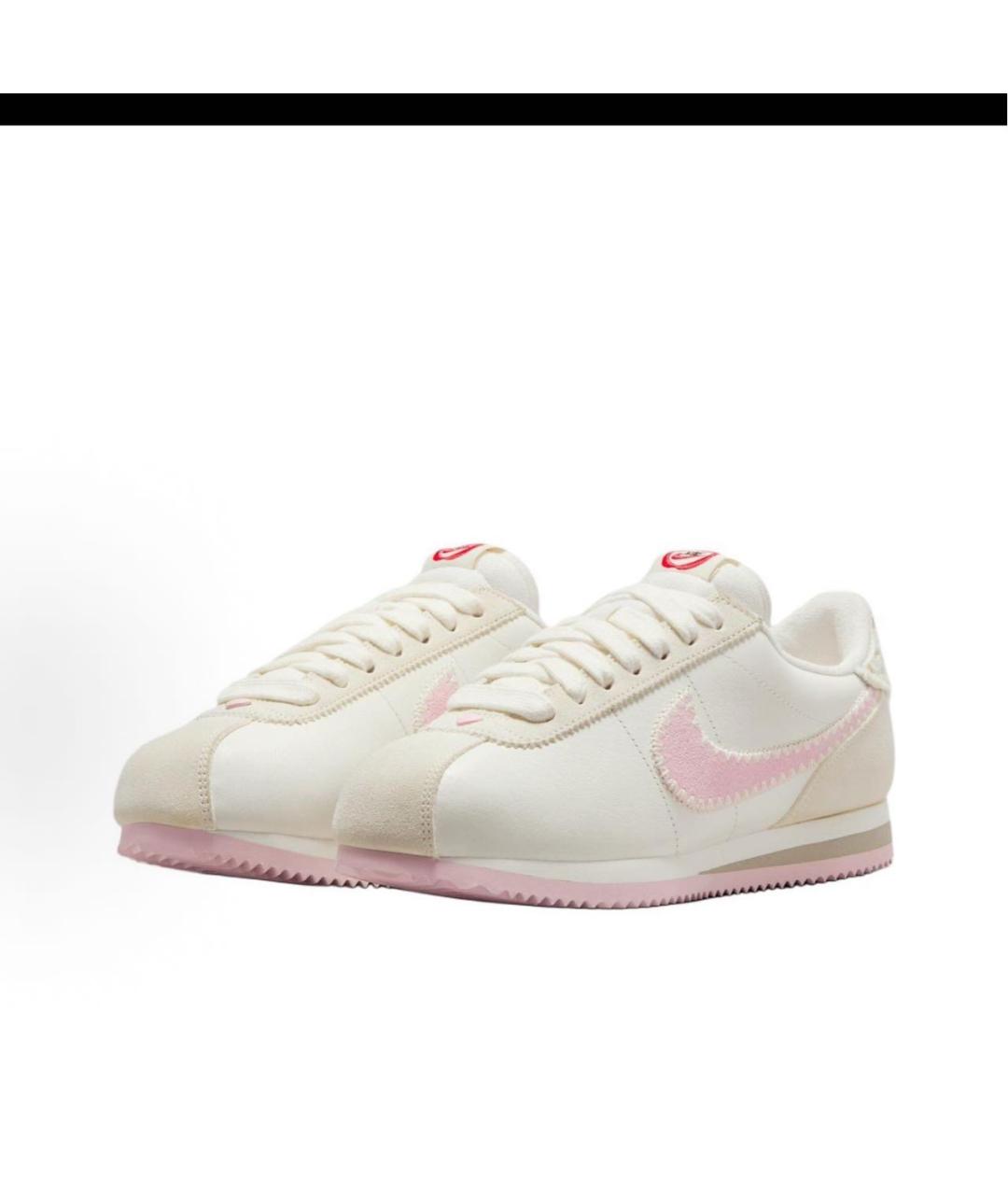 NIKE Белые кожаные кроссовки, фото 3