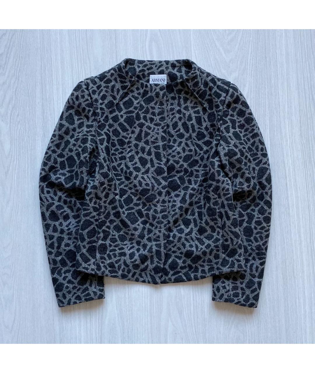 ARMANI COLLEZIONI Антрацитовый жакет/пиджак, фото 8