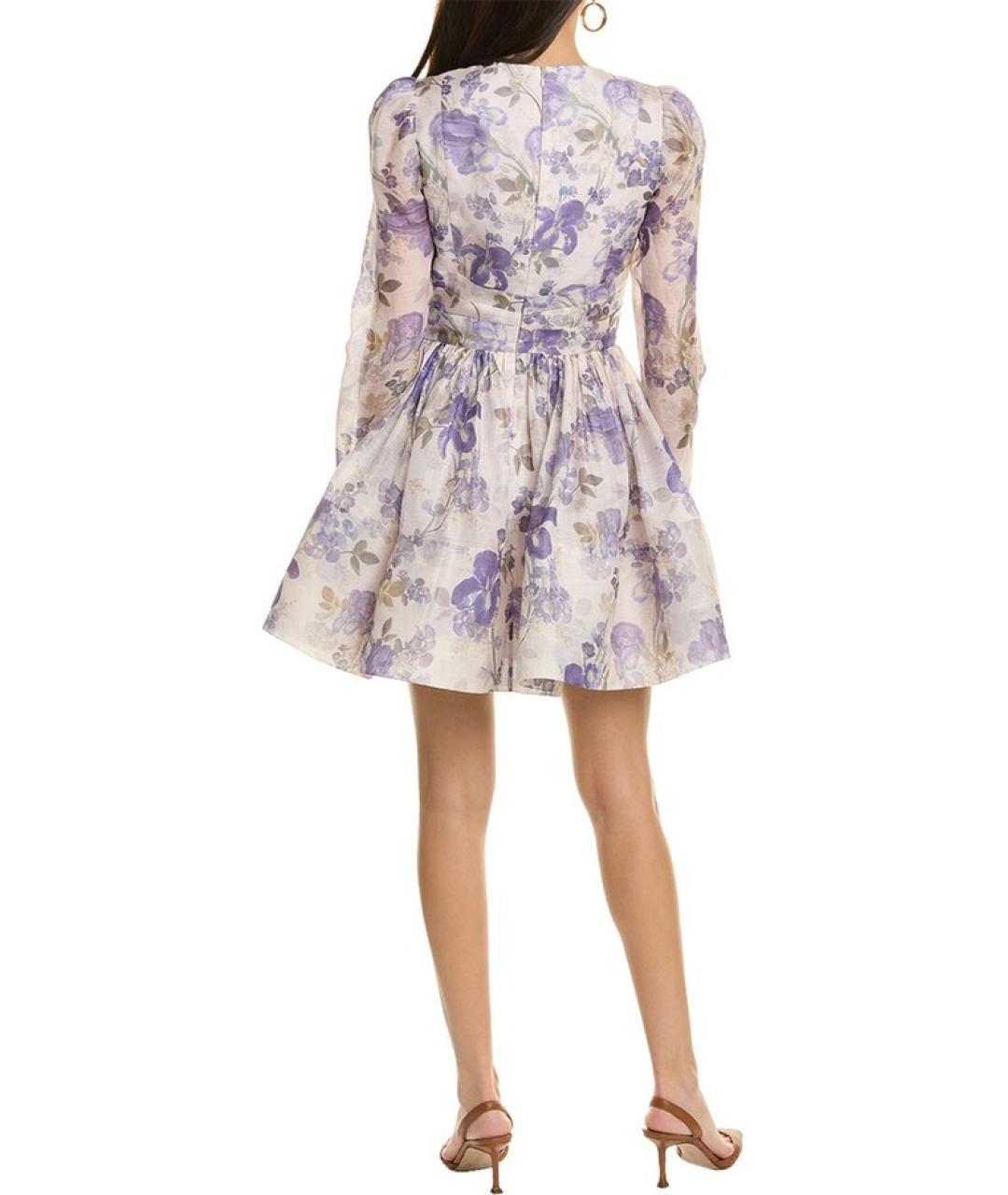 ZIMMERMANN Фиолетовое коктейльное платье, фото 7