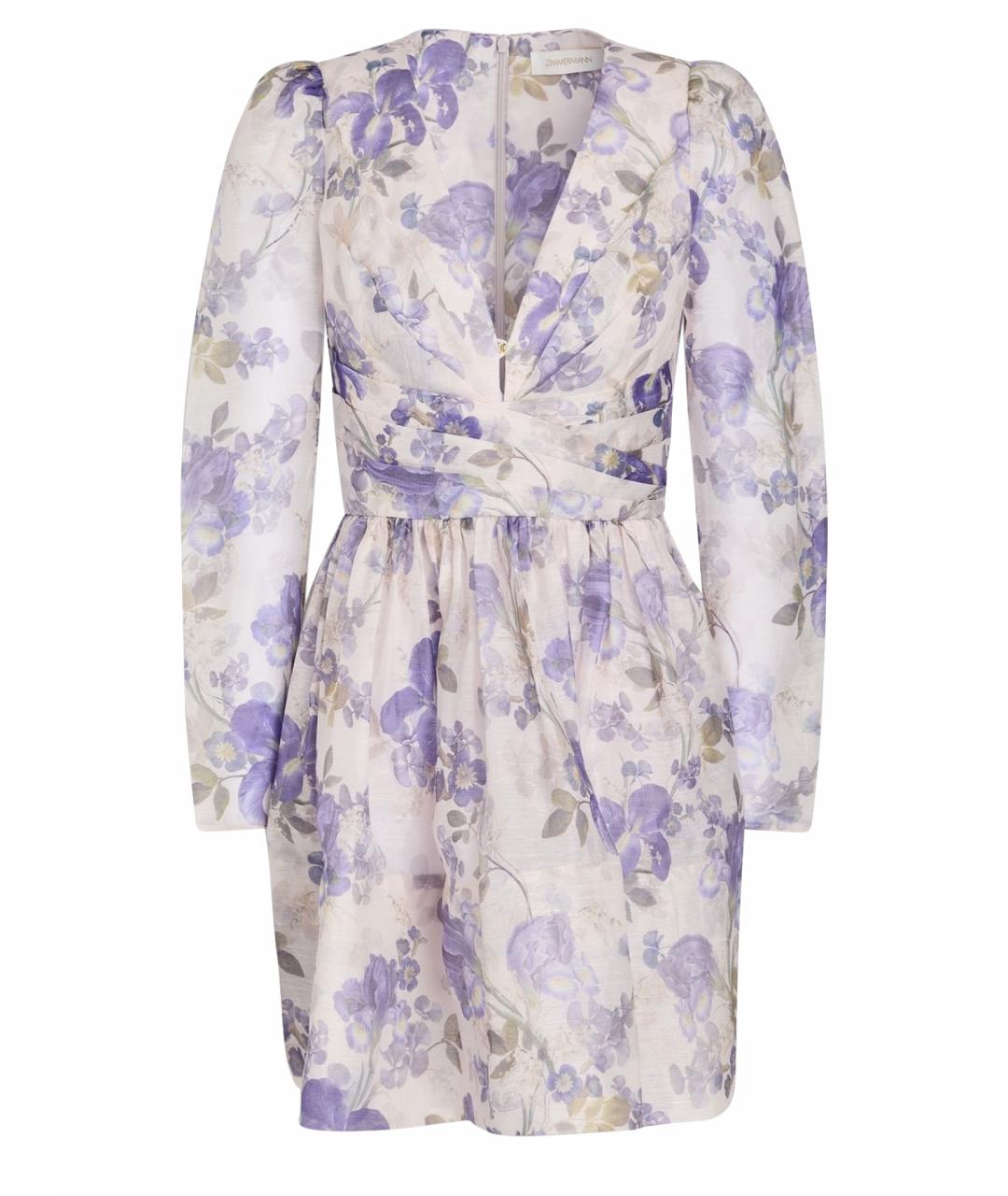 ZIMMERMANN Фиолетовое коктейльное платье, фото 1