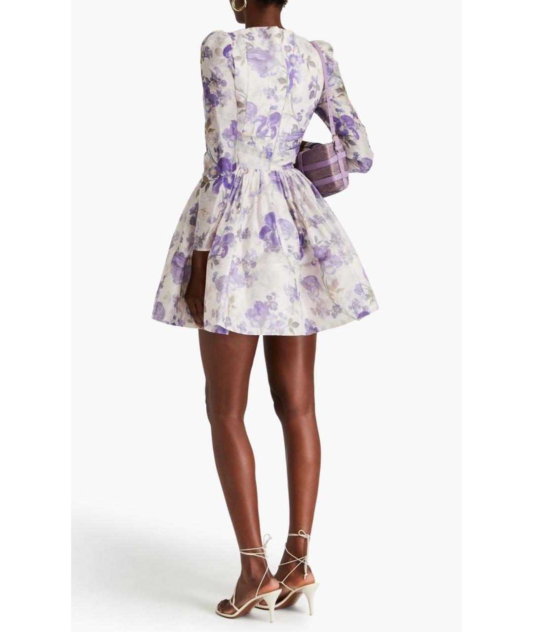 ZIMMERMANN Фиолетовое коктейльное платье, фото 3