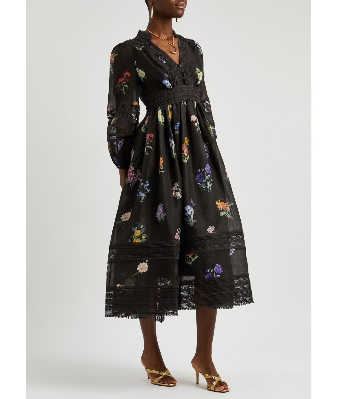 ZIMMERMANN Черное коктейльное платье, фото 2