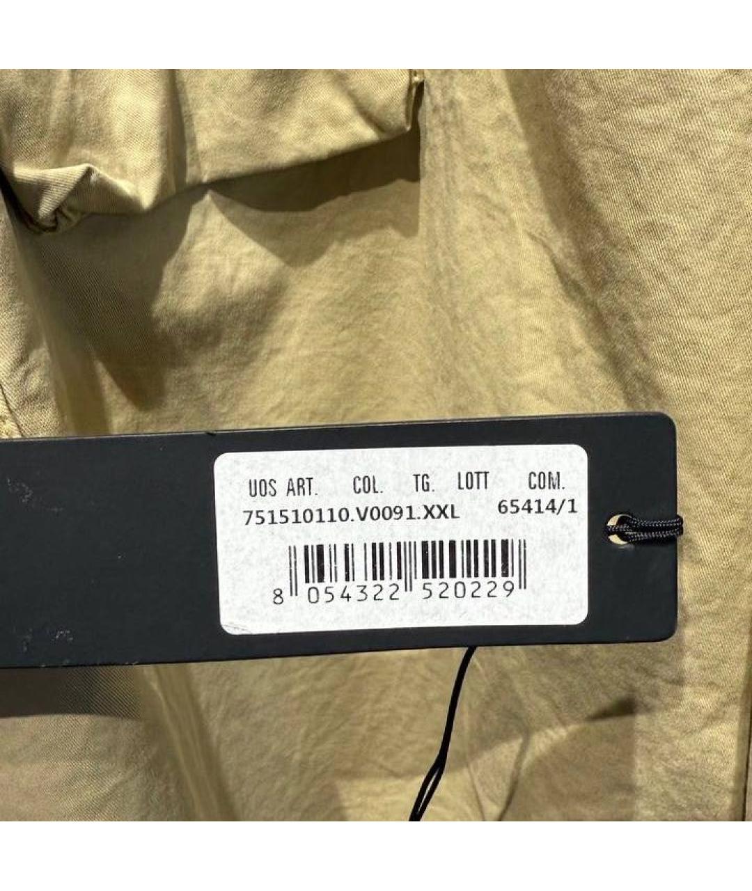 STONE ISLAND Хаки хлопковая куртка, фото 5