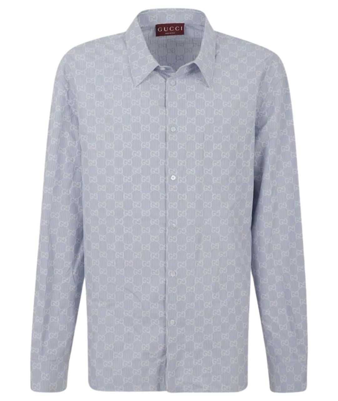 GUCCI Хлопковая классическая рубашка, фото 1