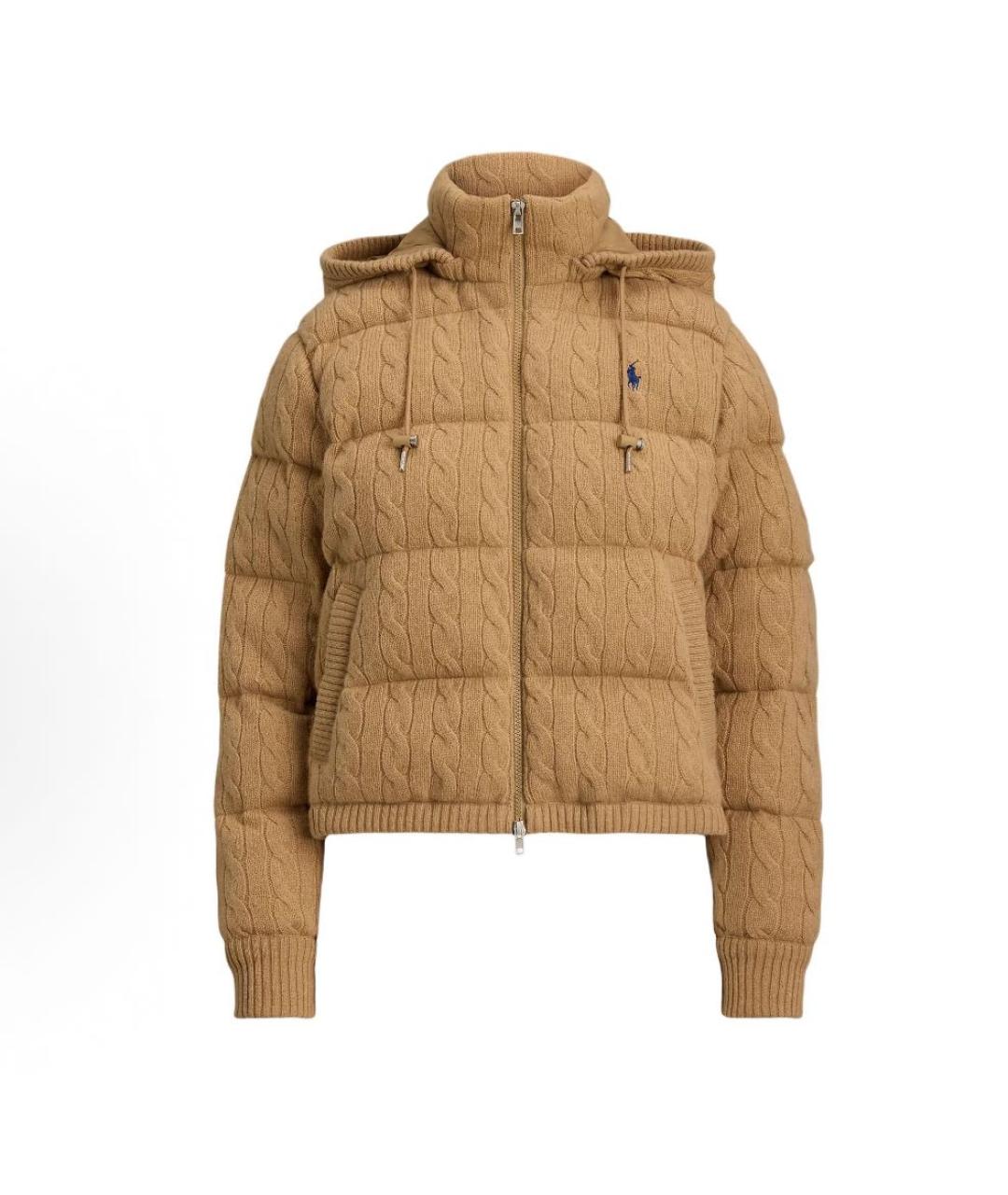 POLO RALPH LAUREN Бежевый пуховик, фото 9