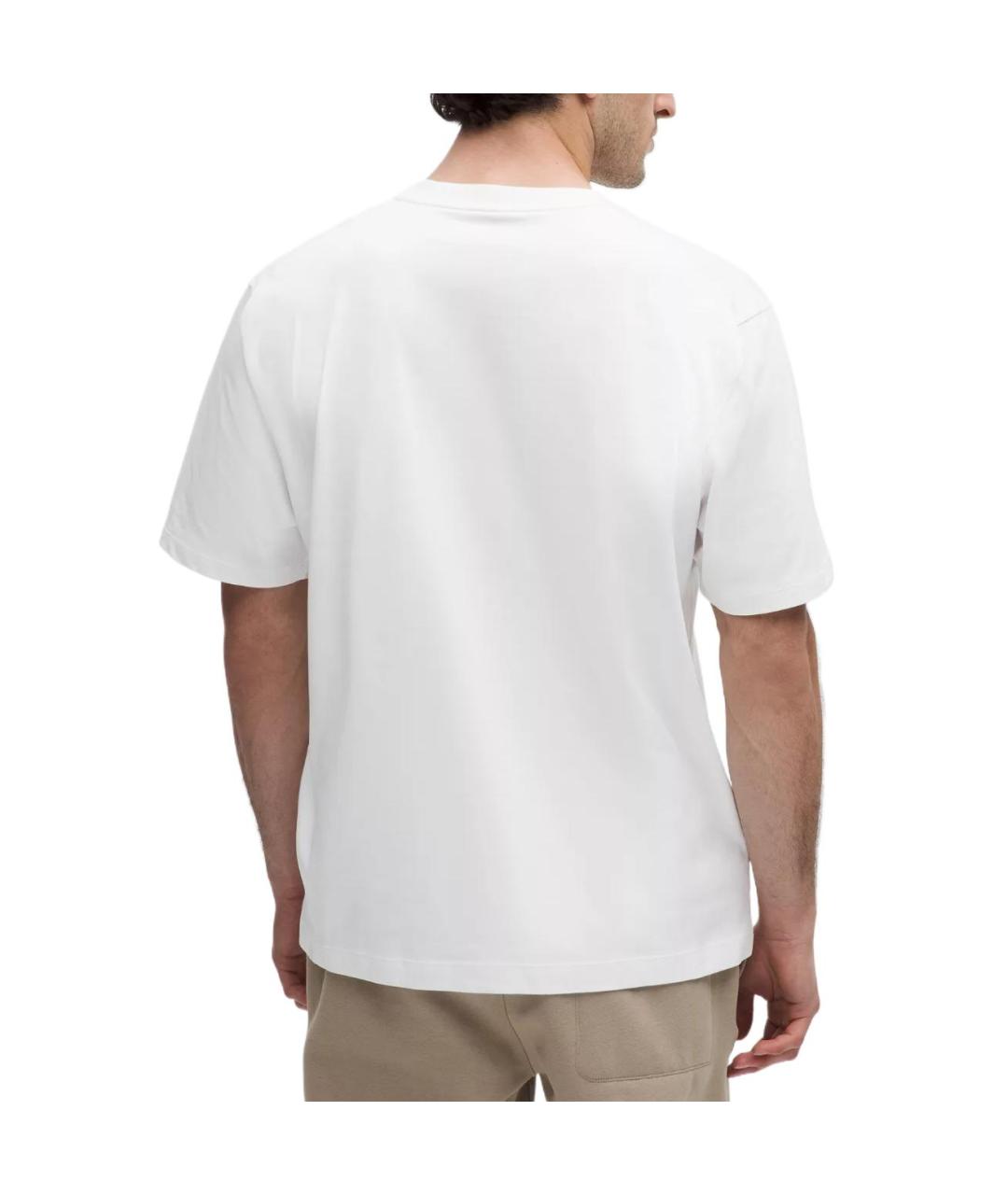 Lululemon Белая хлопковая футболка, фото 4