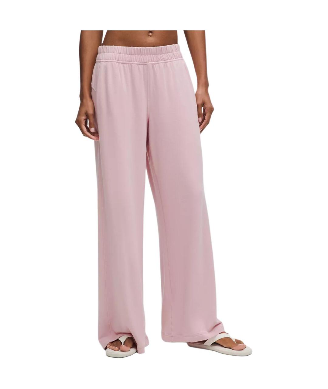 Lululemon Розовые прямые брюки, фото 3