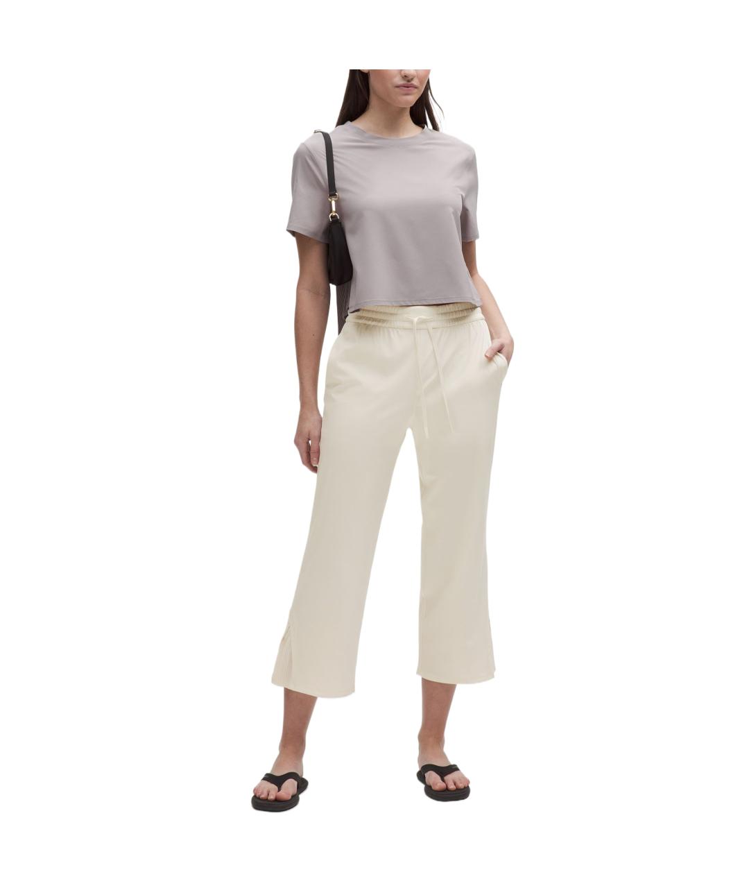 Lululemon Белые прямые брюки, фото 3