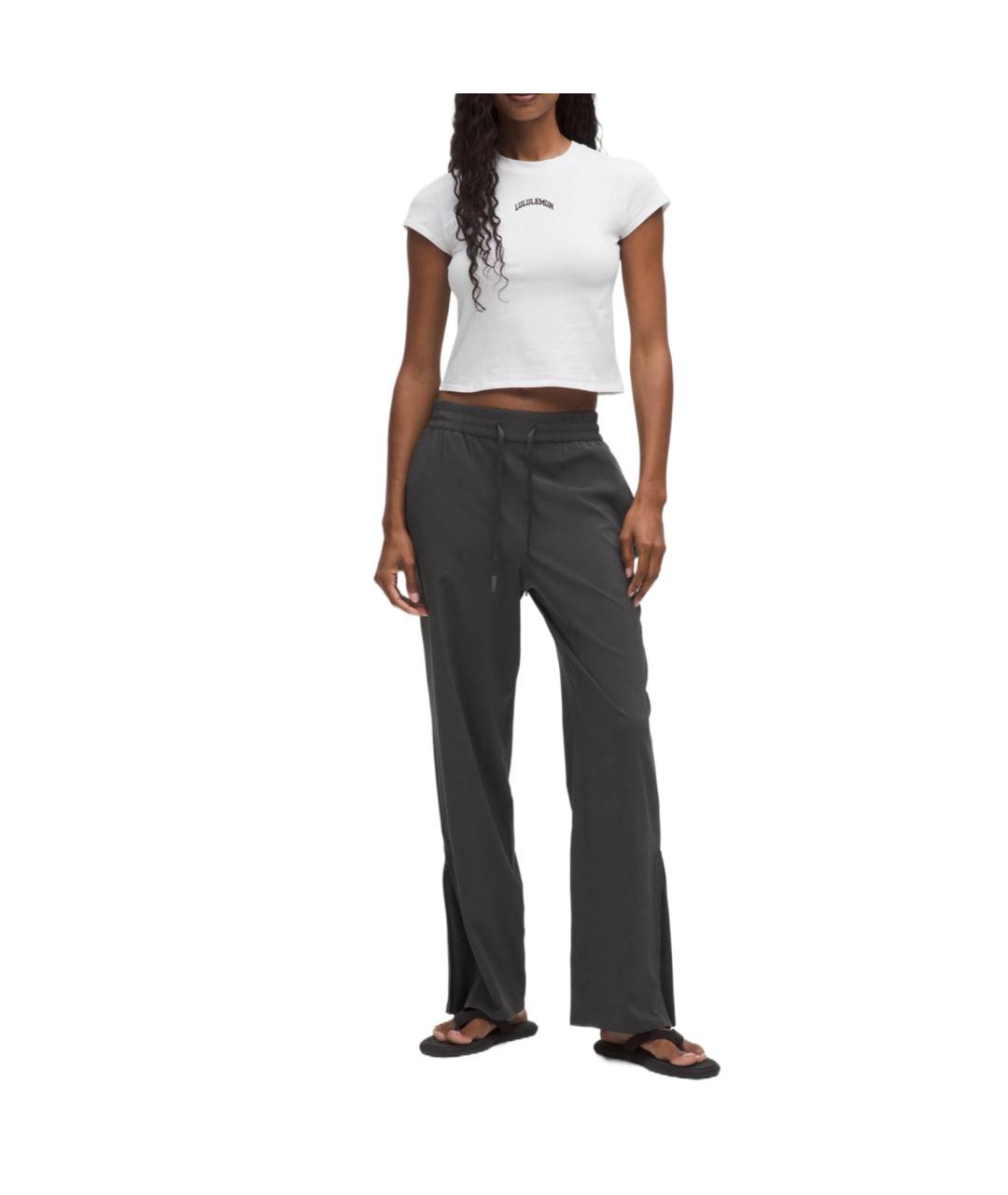Lululemon Серые прямые брюки, фото 3