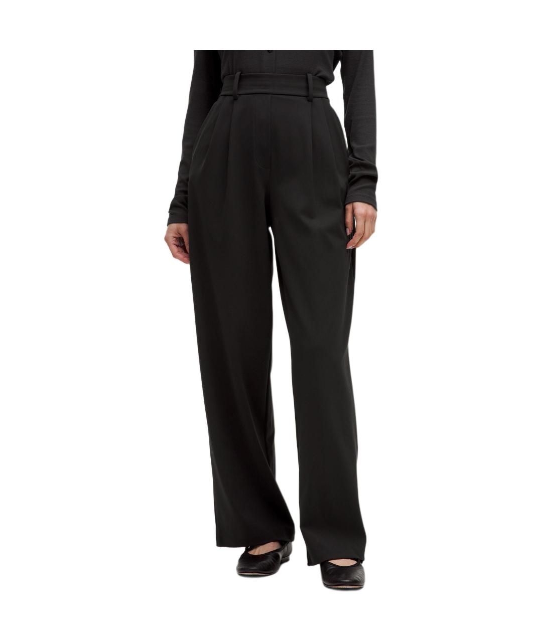 Lululemon Черные прямые брюки, фото 3