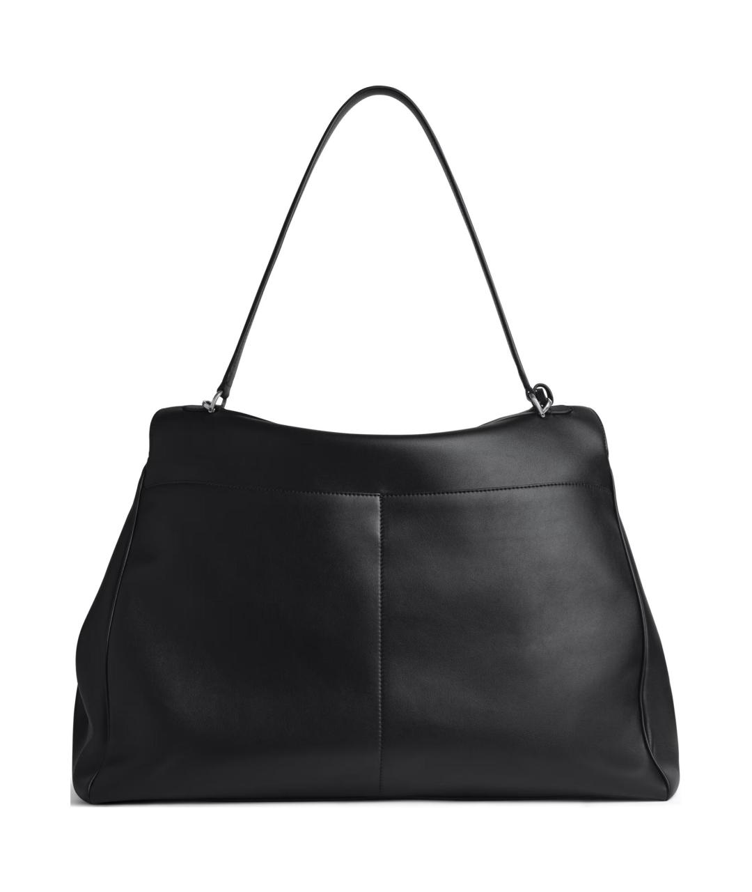 BALENCIAGA Черная кожаная сумка на плечо, фото 5