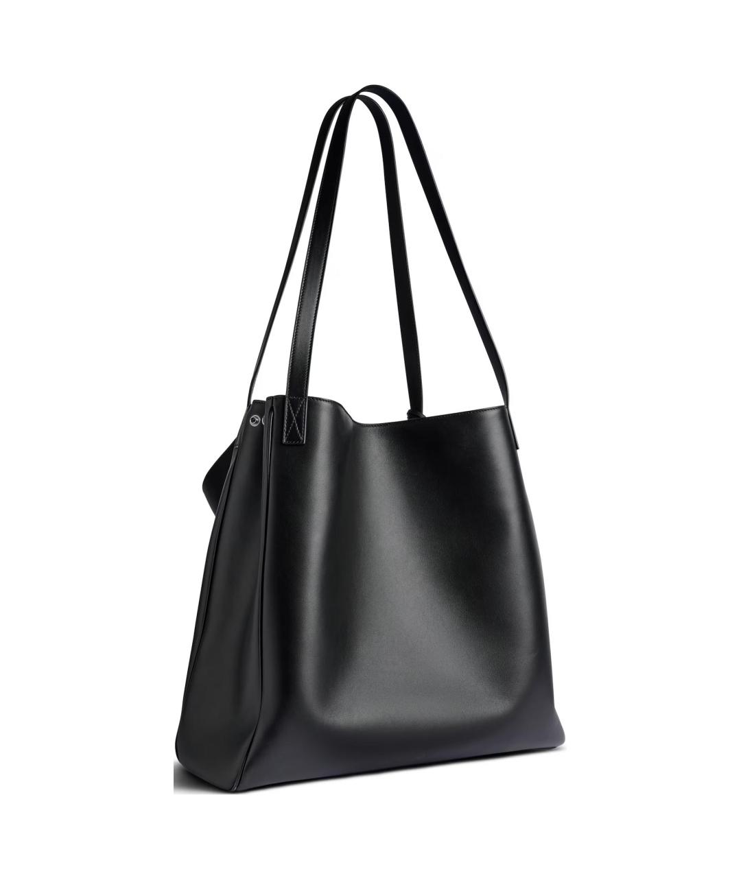 BALENCIAGA Черная кожаная сумка на плечо, фото 3