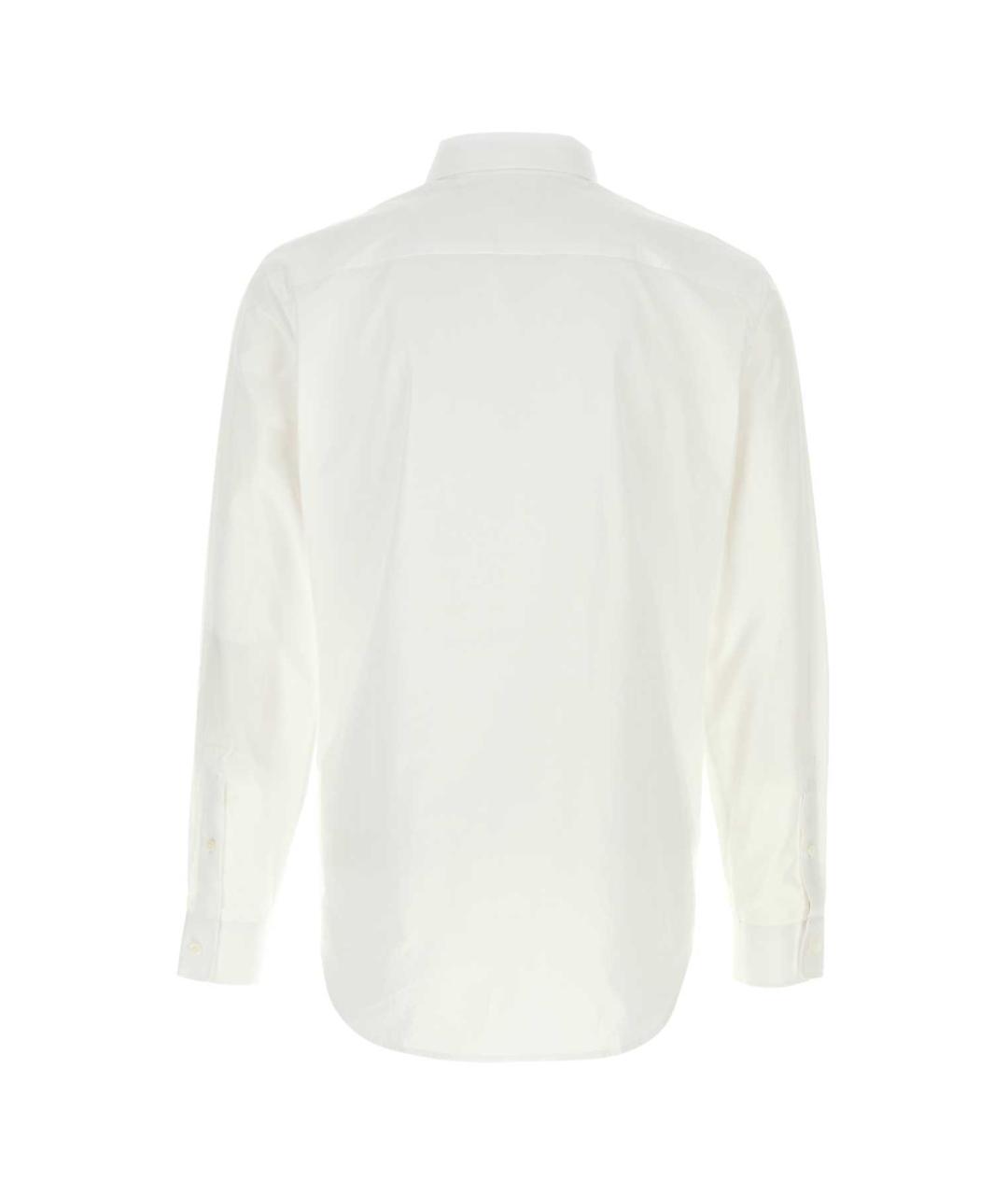 BURBERRY Белая хлопковая кэжуал рубашка, фото 2